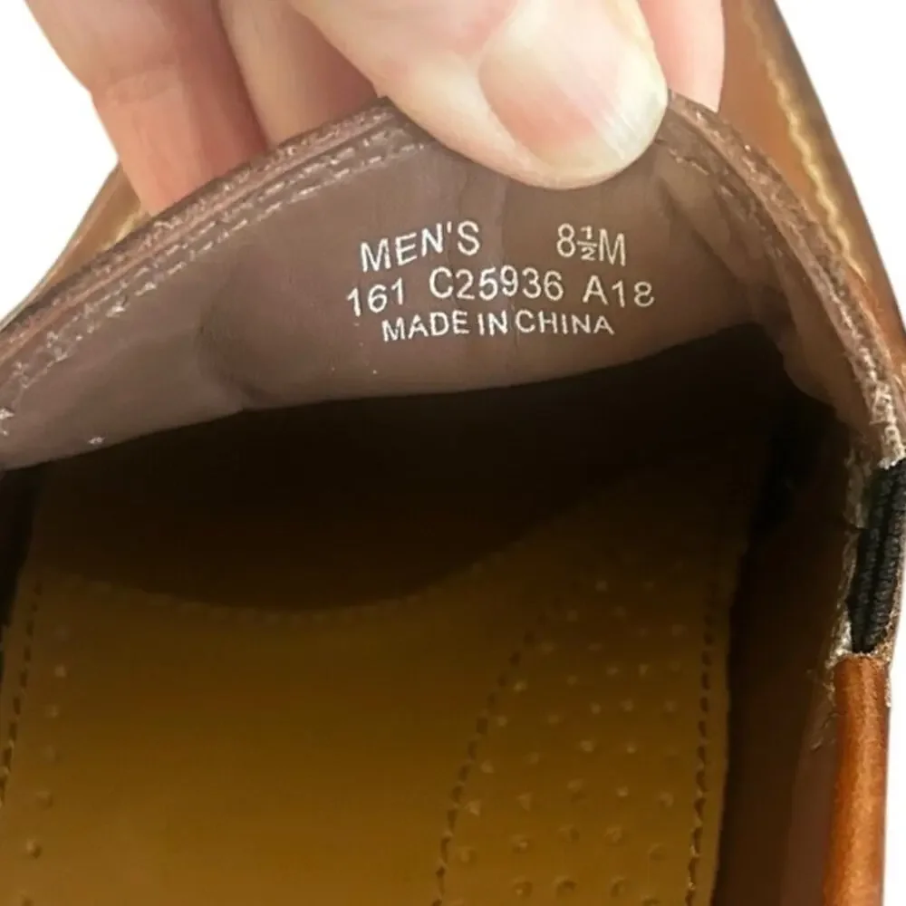 Cole Haan Mens Leather Loafter Brown SZ Brown Slip On Classic SZ8.5 Comfort